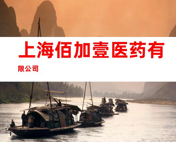 上海佰加壹医药有限公司