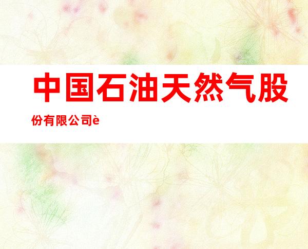 中国石油天然气股份有限公司西藏那曲销售分公司那曲加油城