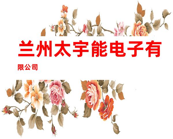 兰州太宇能电子有限公司