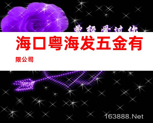 海口粤海发五金有限公司