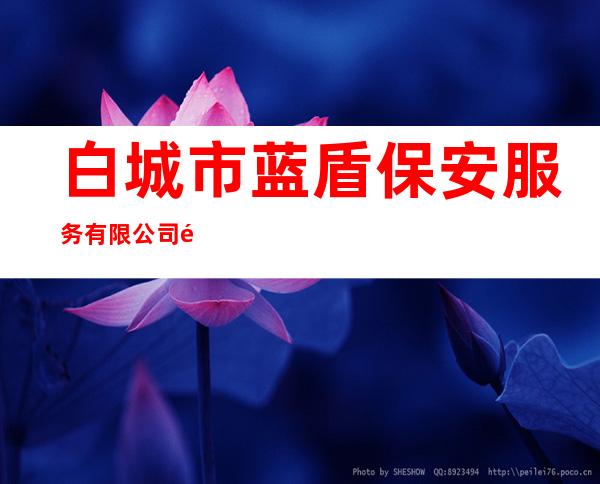 白城市蓝盾保安服务有限公司镇赉分公司