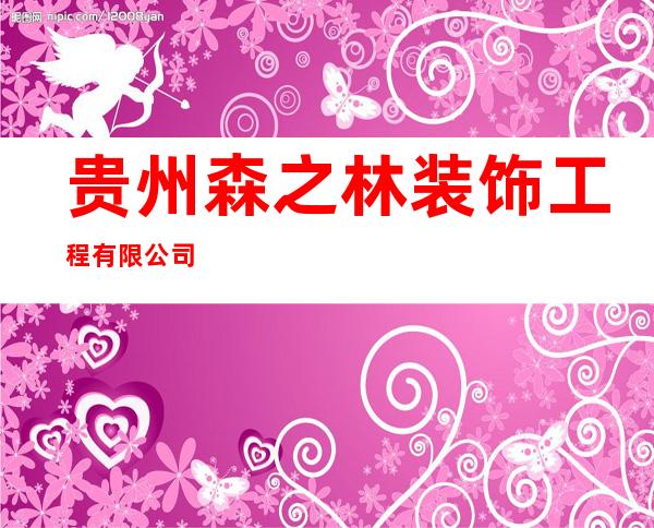 贵州森之林装饰工程有限公司
