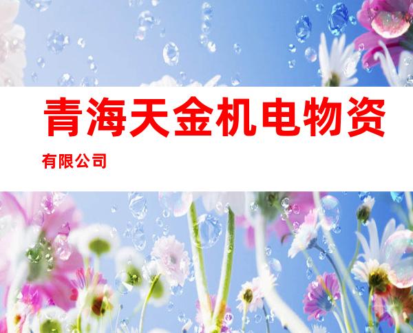 青海天金机电物资有限公司