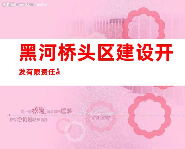 黑河桥头区建设开发有限责任公司